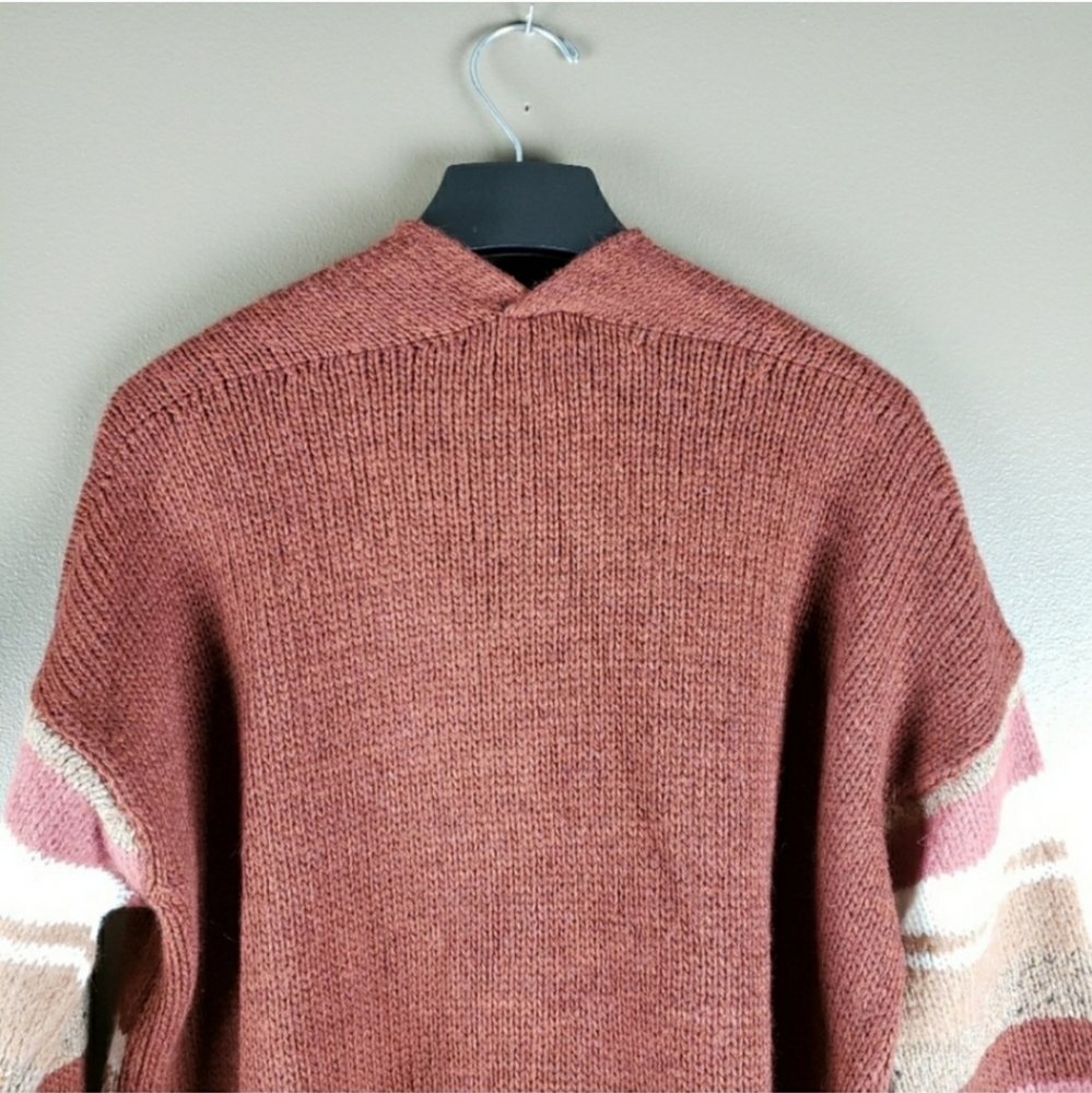 Anthropologie Elsamanda made in Italy cardigan open front sweater medium - Picture 6 of 10